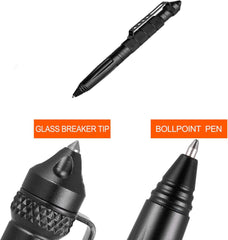 Tactical EDC Pen Heavy-Duty Metal Body Emergency Glass Breaker for Self-Defense