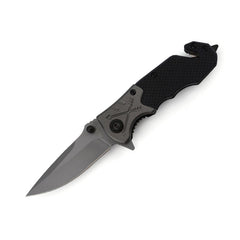 EDC Rescue Folding Pocket Knife with Seat Belt Cutter & Glass Breaker