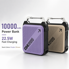 PowerFlex Charging Combo - 100W Retractable Cable + 10000mAh Power Bank