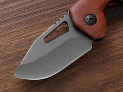 Classic Wood Handle Folding Knife