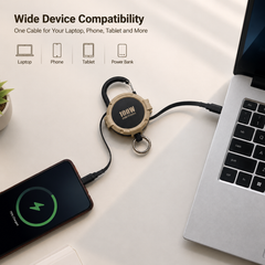 PowerFlex Charging Combo - 100W Retractable Cable + 10000mAh Power Bank