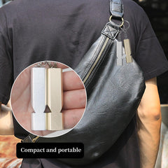 Emergency Survival Whistle – Double Tube Aluminum with Lanyard Keychain