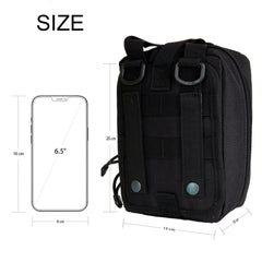Tactical MOLLE First Aid Pouch, EDC Rip-Away Utility Bag for Outdoor Enthusiasts