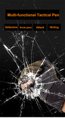 Tactical EDC Pen Heavy-Duty Metal Body Emergency Glass Breaker for Self-Defense