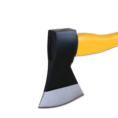 Heavy-Duty Camp Axe with Fiberglass Handle and Forged Steel Head