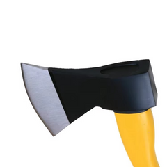 Heavy-Duty Camp Axe with Fiberglass Handle and Forged Steel Head