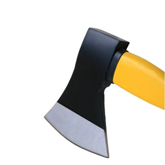 Heavy-Duty Camp Axe with Fiberglass Handle and Forged Steel Head