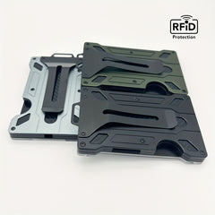 Compact Metal Wallet Card Holder for Everyday Use