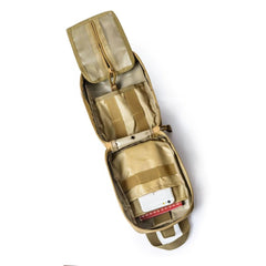 Tactical MOLLE First Aid Pouch, EDC Rip-Away Utility Bag for Outdoor Enthusiasts