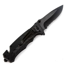 Tactical Folding Knife - Spring Assist Pocket Knife for Outdoor & Survival Use