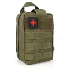 Tactical MOLLE First Aid Pouch, EDC Rip-Away Utility Bag for Outdoor Enthusiasts