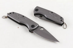 Engraved Steel Handle Folding Knife Armerado