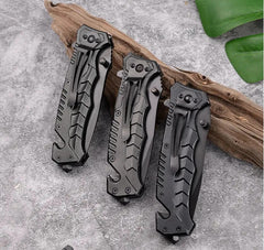 Tactical Folding Knife - Spring Assist Pocket Knife for Outdoor & Survival Use