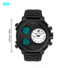 Sporty Black Watches for Men – Strong Build and Modern Look