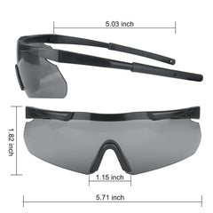 Tactical Sunglass with Interchangeable Lenses