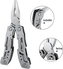 14 in 1 Survival Multi Tool Folding Knife and Pliers for Outdoor EDC