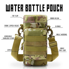 FortiPack Tactical Multipurpose Water Bottle Bag