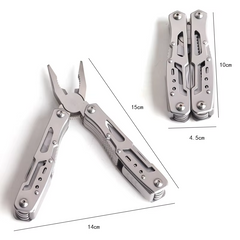 14 in 1 Survival Multi Tool Folding Knife and Pliers for Outdoor EDC