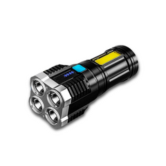 LED Rechargeable Flashlight Compact Outdoor Survival Gear for Emergencies