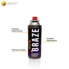 Pack of 4 High-Pressure Butane Gas can 225G
