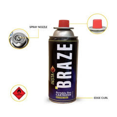 Pack of 4 High-Pressure Butane Gas can 225G
