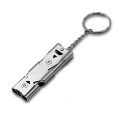 Emergency Safety Whistle Loud Rescue Signaling Keychain