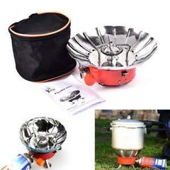 Mini Butane Gas Stove - Compact Camping, Picnic & Trekking Stove for Outdoor Cooking