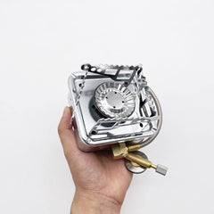 Mini Camping Stove With Hose - Compact Outdoor Stove with Enhanced Safety Gas Pipe