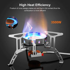 Windproof Camping Stove | Foldable Gas Stove for Outdoor Cooking