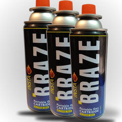 Pack of 4 High-Pressure Butane Gas can 225G