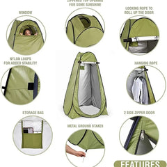 Camping Shower & Privacy Tent - Pop Up Portable Changing Room