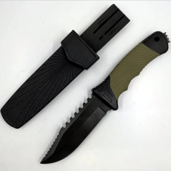 1Tactical Survival Knife with Rescure Armerado