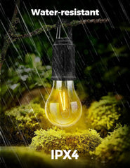 Waterproof-rechargeable-camping-bulb-yellow-light-with-USB-cables-for-hiking-and-tent-lights