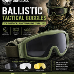 Ballistic Tactical  Goggles