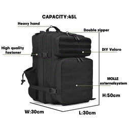 45L Durable Tactical Bag