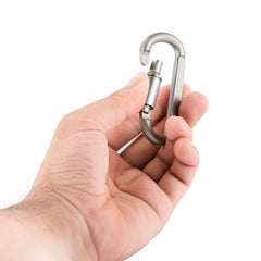 4 Pcs  Screw carabiner Multipurpose use (Not for Climbing)
