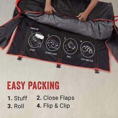 6 Person Weatherproof Family Tent with Pre-Attached Poles