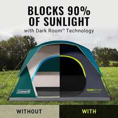 8 Person Dark Room SkyDome Camping Waterproof Dome Tent