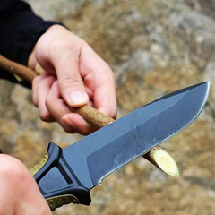 USA-Made Outdoor Survival Knife with K Sheath