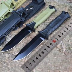 USA-Made Outdoor Survival Knife with K Sheath