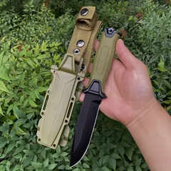 USA-Made Outdoor Survival Knife with K Sheath
