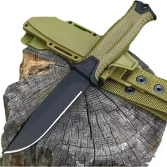 USA-Made Outdoor Survival Knife with K Sheath