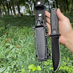 USA-Made Outdoor Survival Knife with K Sheath