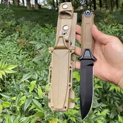 USA-Made Outdoor Survival Knife with K Sheath