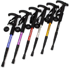 Lightweight Adjustable Trekking Poles with Anti-Shock Design
