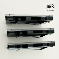 Lightweight Metal Card Holder Wallet for Professionals
