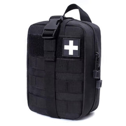 Tactical MOLLE First Aid Pouch, EDC Rip-Away Utility Bag for Outdoor Enthusiasts
