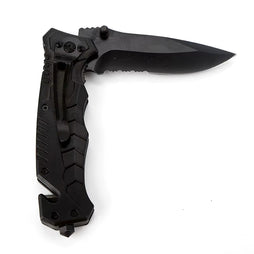 Spring-Assisted Tactical Serrated EDC Folding Knife