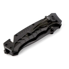 Tactical Folding Knife - Spring Assist Pocket Knife for Outdoor & Survival Use