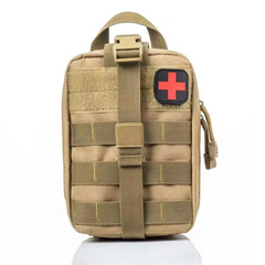 Tactical MOLLE First Aid Pouch, EDC Rip-Away Utility Bag for Outdoor Enthusiasts